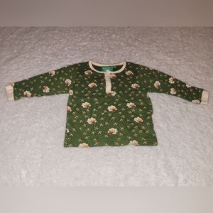 Baby Clothes * Green Longsleeve Shirt * 9-12 Months * Little Green Radicals *
